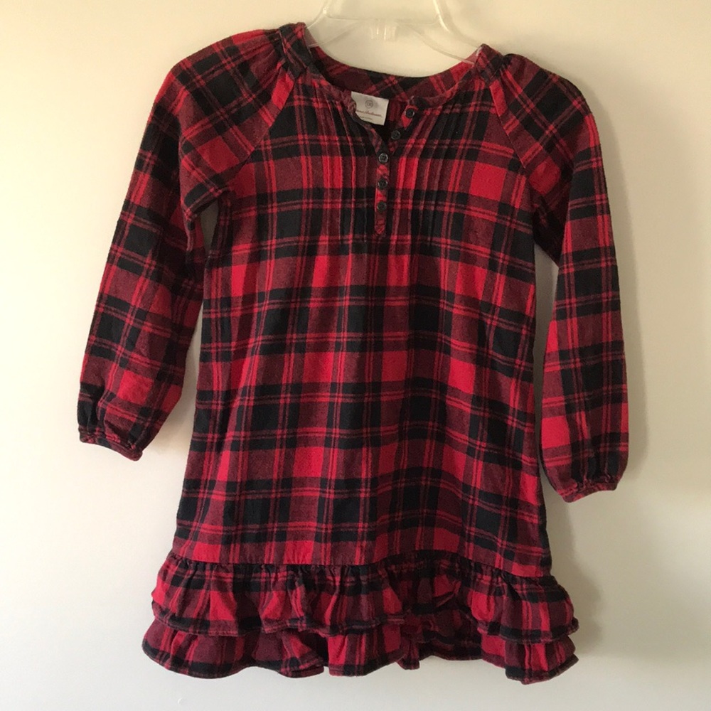 Hanna Andersson Plaid Dress (size 130)